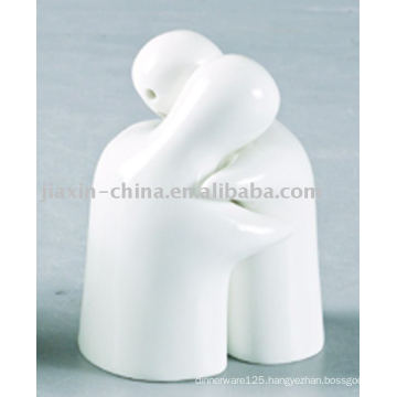 Restaurant white color salt and pepper container JX-170NA